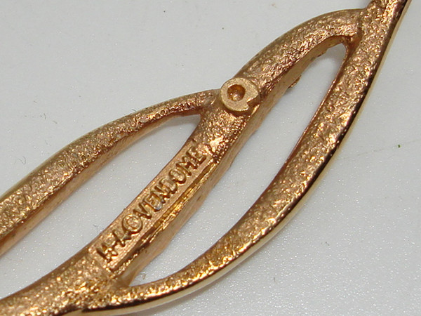 Vintage Vendôme Gold Tone Snake Chain Necklace with Rhinestones (17