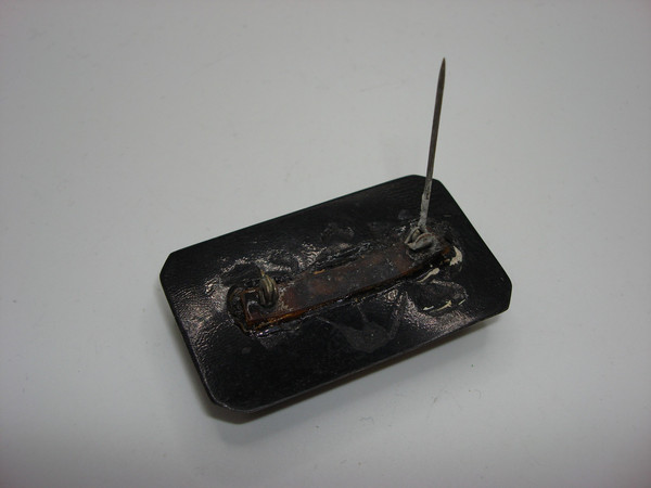 Vintage 1930s Lucite Pansy Pin - Reverse Carved Floral Brooch (2 Inch)