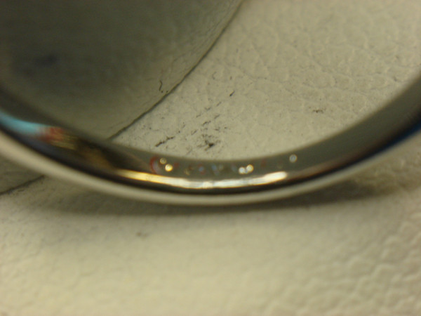 Avon Silver Tone Ring with Emerald Cut Blue Stone - Size 6.5