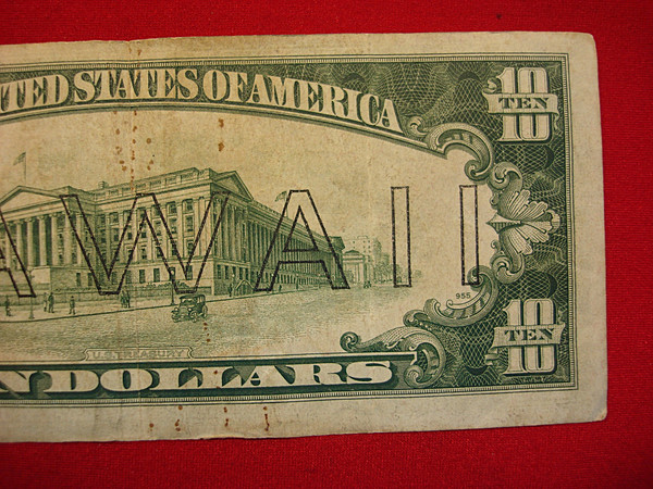 1934A 'HAWAII' $10 Federal Reserve Note - WWII Pacific Theater Currency - Uncommon Find