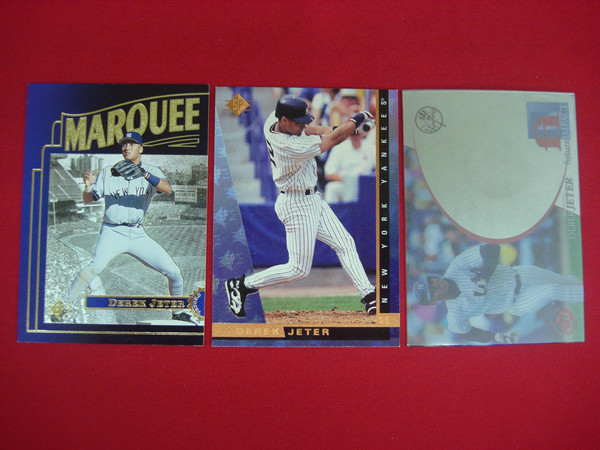 Derek Jeter Upper Deck Baseball Card Lot (3 Cards) - New York Yankees