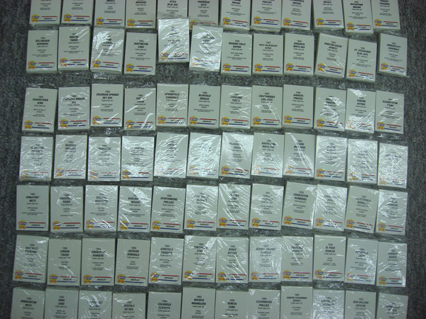 1993 Fleer Procards Minor League Team Sets (144 Sealed, 3100+ Players)