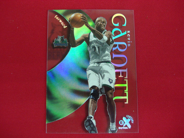 1998-99 Skybox Ex Century Kevin Garnett Acetate #13 Minnesota Timberwolves Card - Mint Condition