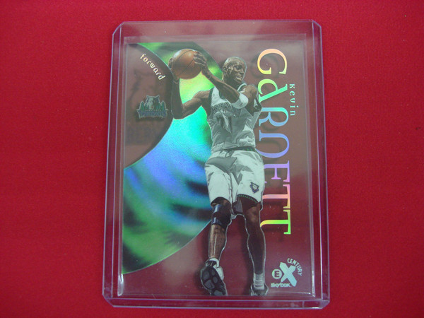 1998-99 Skybox Ex Century Kevin Garnett Acetate #13 Minnesota Timberwolves Card - Mint Condition