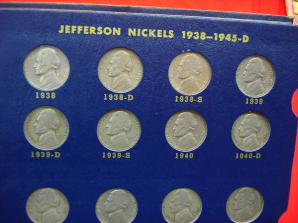 Complete Circulated Jefferson Nickel Set 1938-1975 P-D-S (98 Coins) with S Mint Proofs