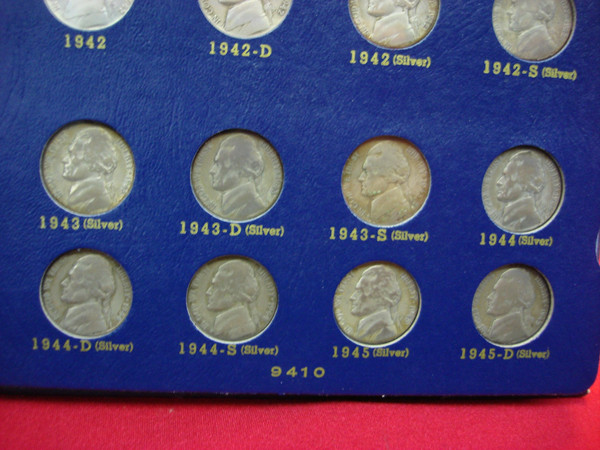 Complete Circulated Jefferson Nickel Set 1938-1975 P-D-S (98 Coins) with S Mint Proofs