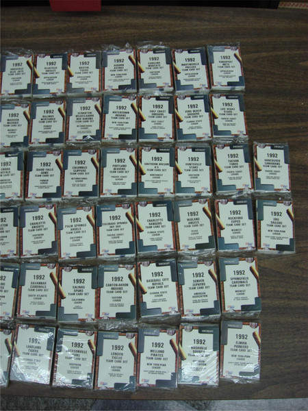 1992 Fleer ProCards Minor League Team Sets (128 Factory Sealed, 3500+ Cards) - Baseball History Collection