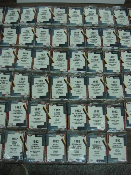 1992 Fleer ProCards Minor League Team Sets (128 Factory Sealed, 3500+ Cards) - Baseball History Collection