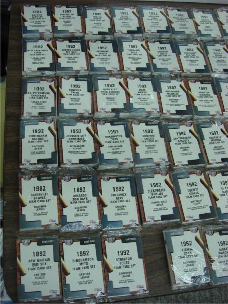 1992 Fleer ProCards Minor League Team Sets (128 Factory Sealed, 3500+ Cards) - Baseball History Collection