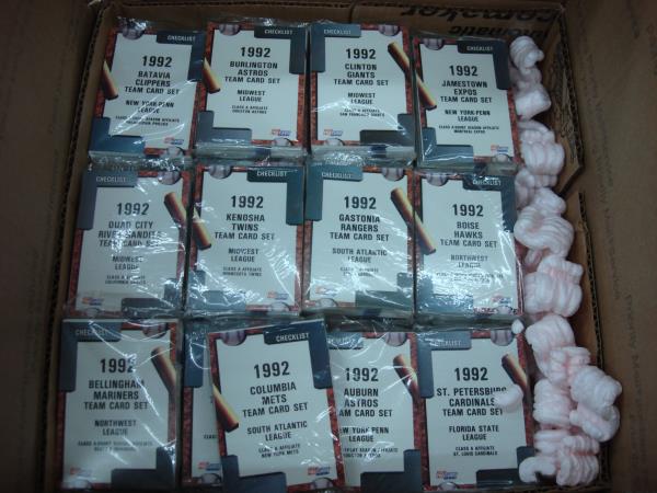 1992 Fleer ProCards Minor League Team Sets (128 Factory Sealed, 3500+ Cards) - Baseball History Collection