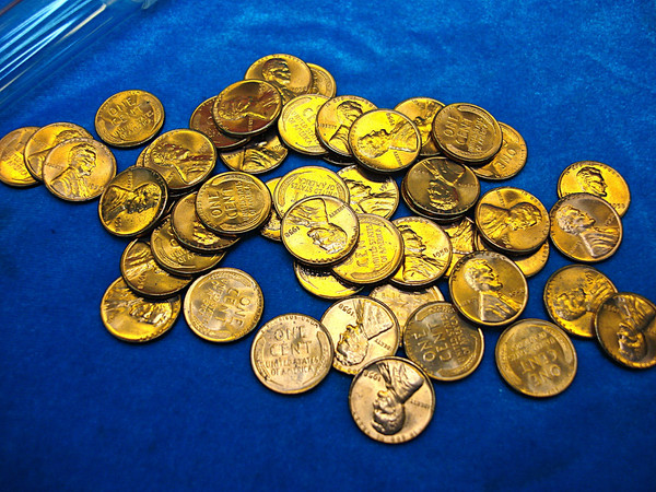 1958 Lincoln Wheat Cent Roll - 50 Red UNC Coins (Last Year, Estate Collection)