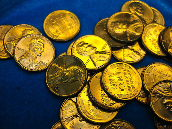 1958 Lincoln Wheat Cent Roll - 50 Red UNC Coins (Last Year, Estate Collection)