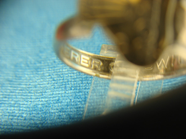 Vintage Rolex Souvenir Spoon Ring - Silver Plate, Size 10 1/2