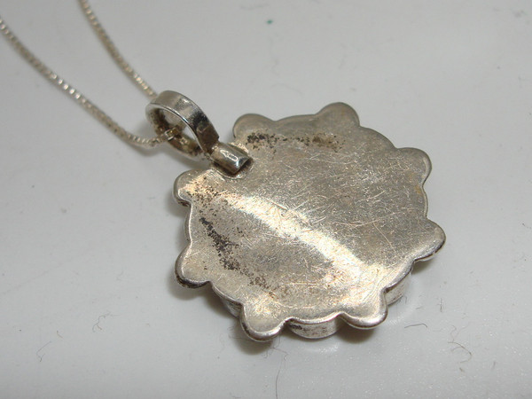 Vintage Zuni Sterling Silver MOP & Turquoise Cuff Bracelet Set with Ring & Necklace