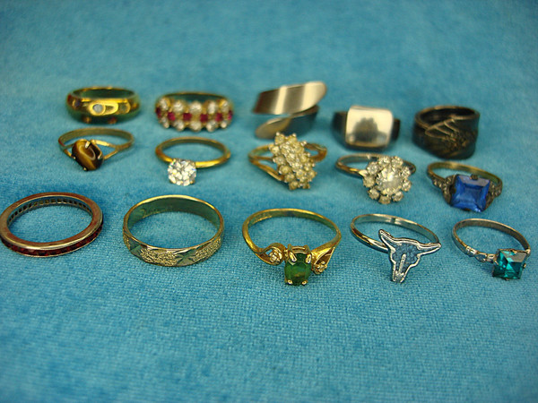 15 Unique Vintage & Modern Fashion Rings - Estate Lot Under $3 Each