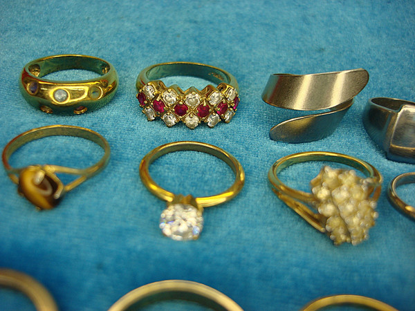 15 Unique Vintage & Modern Fashion Rings - Estate Lot Under $3 Each