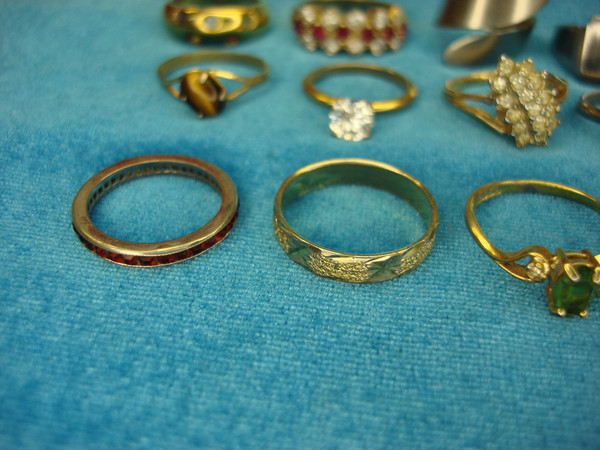 15 Unique Vintage & Modern Fashion Rings - Estate Lot Under $3 Each