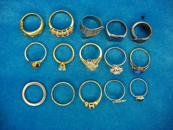 15 Unique Vintage & Modern Fashion Rings - Estate Lot Under $3 Each
