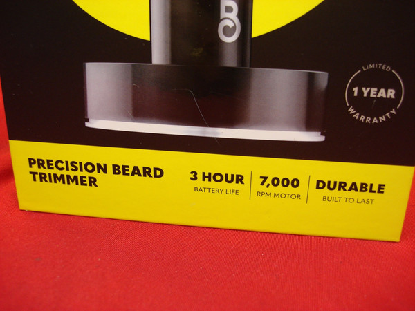 Beard Club Precision Trimmer - 5 Settings, LED Charging Stand & 8 Guides - Factory Sealed