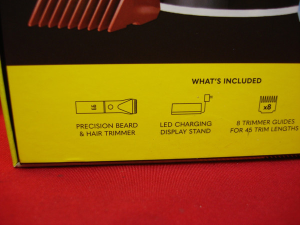 Beard Club Precision Trimmer - 5 Settings, LED Charging Stand & 8 Guides - Factory Sealed