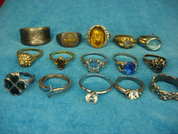 Vintage & Modern Fashion Ring Lot of 15 - Unique Estate Jewelry Collection