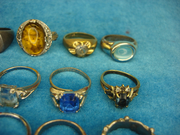 Vintage & Modern Fashion Ring Lot of 15 - Unique Estate Jewelry Collection