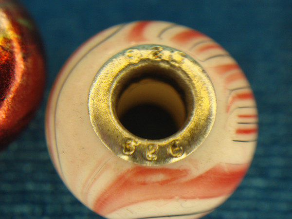 Authentic Murano Glass Charm Beads (8 PC Lot) w/ Sterling Silver Cores - Elegant Bracelet Making