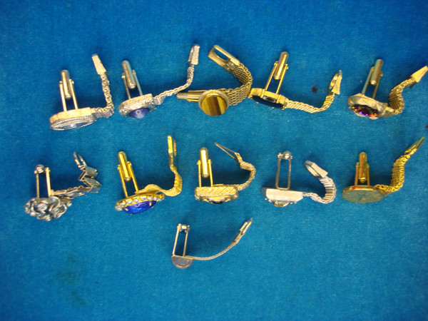 Vintage Wrap Cufflinks (20 Singles) - Estate Find Jewelry Lot #502
