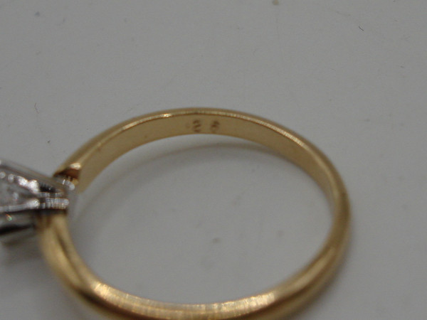 ✨ Dazzling 14K Gold Marquise Diamond Engagement Ring (Size 5, 1/4ct) ✨