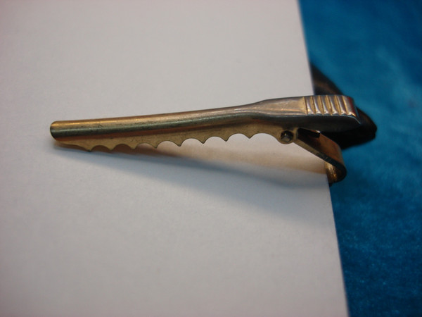 Vintage Masonic Tie Clip - 3 Branches Enamel Freemasons Shriners Gift