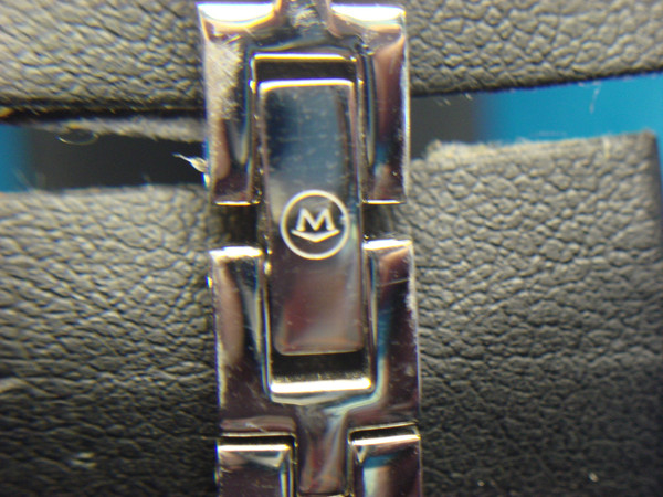 Pre-Owned Movado Amorosa Diamond Watch - Museum Dial, Stainless Steel & Bracelet (18 Diamonds)