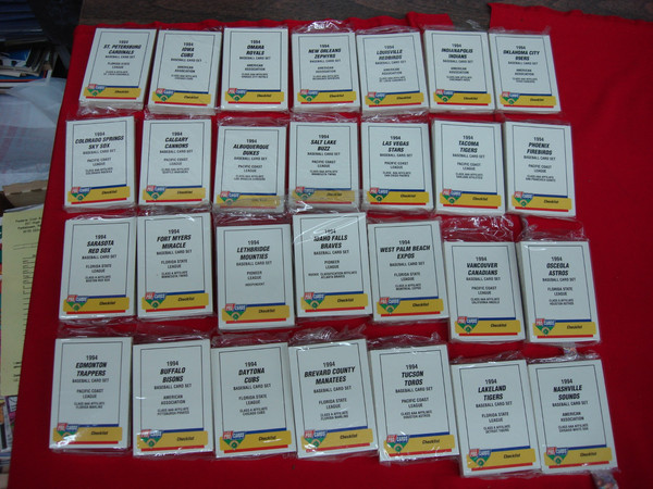 1994 Fleer ProCards Minor League Baseball - 148 Team Sets Blowout Lot