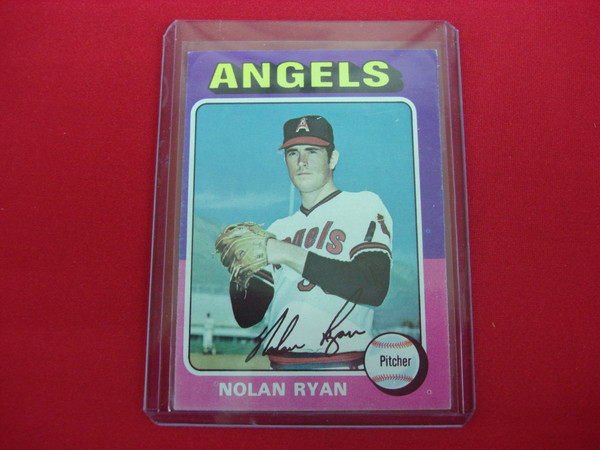 1975 Topps Nolan Ryan California Angels Baseball Card #500 - Nice Condition