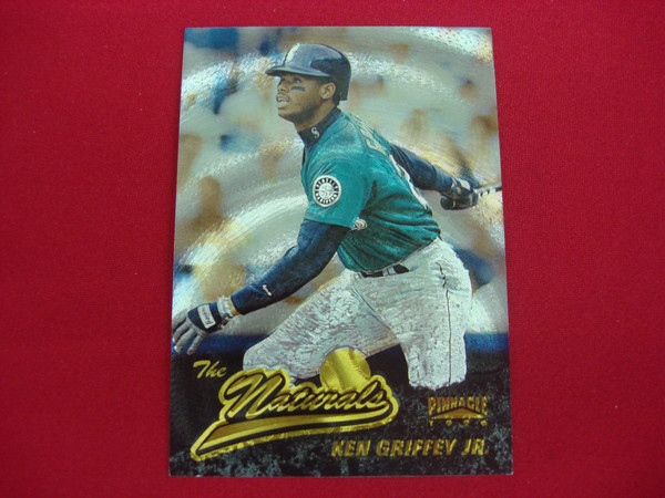 Ken Griffey Jr. 1996 Pinnacle The Naturals Starburst DuFex Parallel #61 Baseball Card - Graded (See Photos)