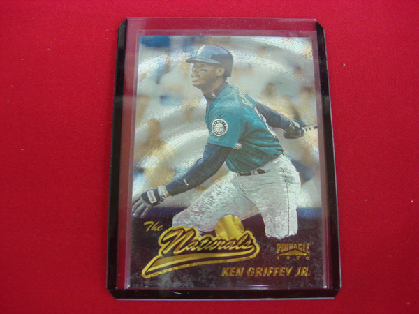 Ken Griffey Jr. 1996 Pinnacle The Naturals Starburst DuFex Parallel #61 Baseball Card - Graded (See Photos)