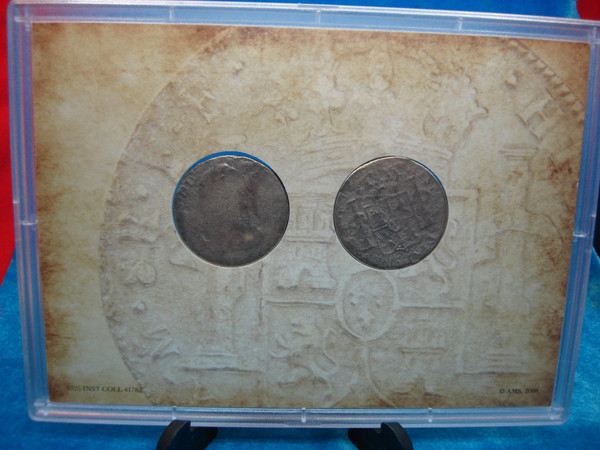 Historic Spanish 8 Reales Coin Set - America's First Silver Dollars from Shipwreck (1783)