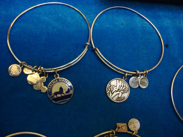 Alex & Ani (+) Energy Disney Bracelet Set - 5 Piece Lot (Excellent Condition)