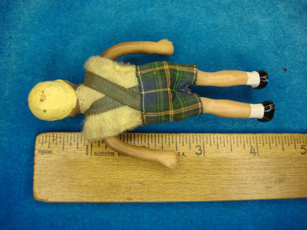 Antique German Dollhouse Boy Figure - 4