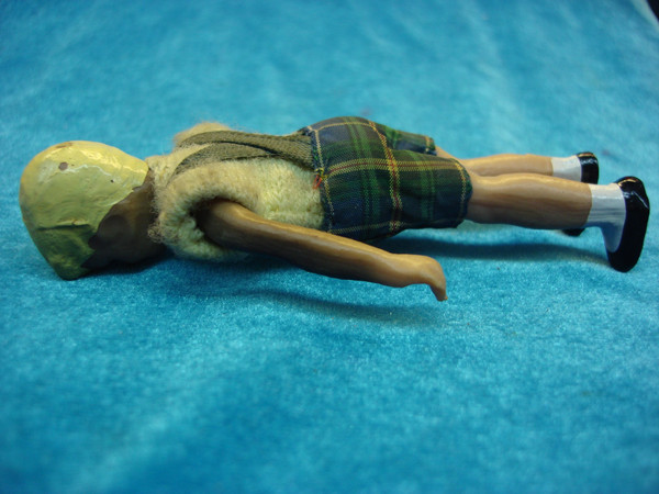 Antique German Dollhouse Boy Figure - 4