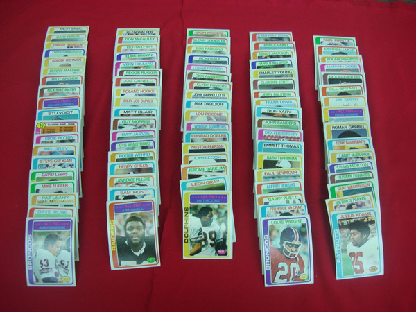 1978 Topps Football Card Lot (453/528) - Excellent to Mint Condition