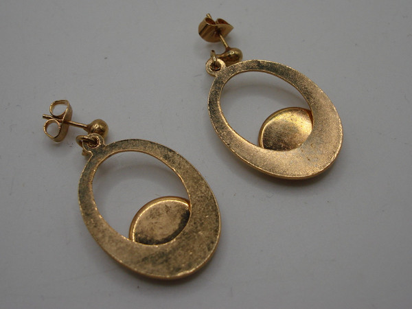 Vintage Rodell Gold-Filled Pearl Cross Necklace & Earrings Set - New In Box!