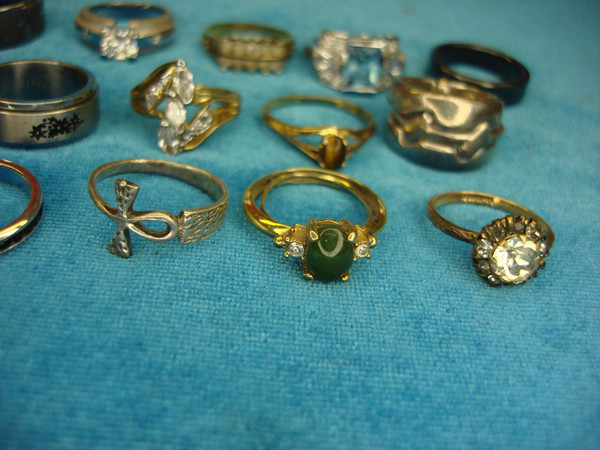 Vintage & Modern Fashion Ring Lot of 15 - Unique Styles Under $3 Each