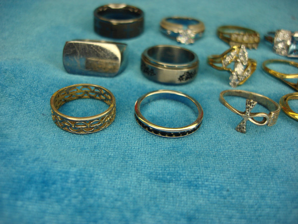 Vintage & Modern Fashion Ring Lot of 15 - Unique Styles Under $3 Each