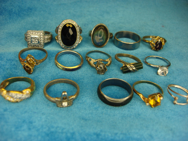15 Vintage & Modern Fashion Rings Lot - Unique Estate Jewelry Under $3 Each!