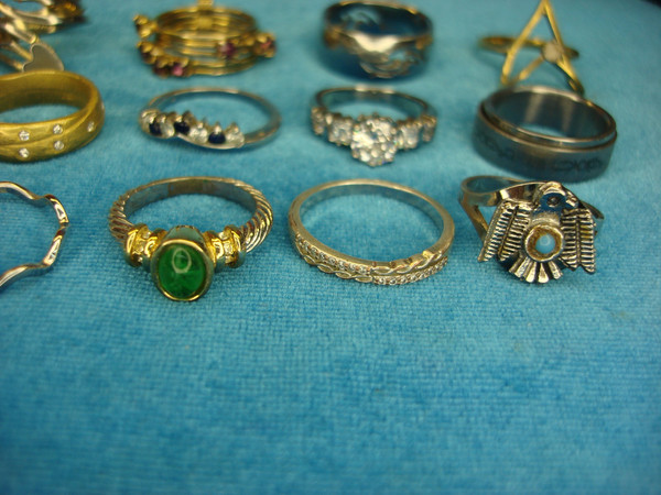 15 Vintage & Modern Fashion Rings - Unique Jewelry Lot Under $3 Each