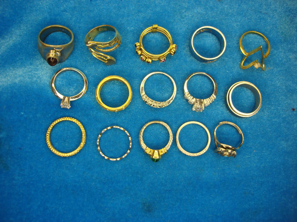15 Vintage & Modern Fashion Rings - Unique Jewelry Lot Under $3 Each