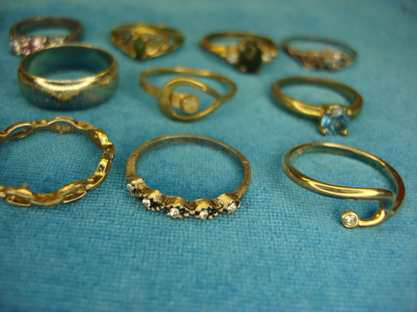 Vintage Fashion Ring Lot of 15 - Unique & Unusual Styles Under $3 Each