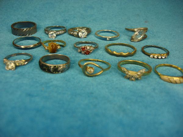 Vintage & Modern Estate Ring Lot of 15 - Unique & Stylish, Under $3 Each