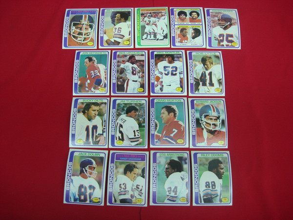 Vintage 1978 Topps Denver Broncos Football Cards | Lyle Alzado Highlight Set (EX-MT Condition)