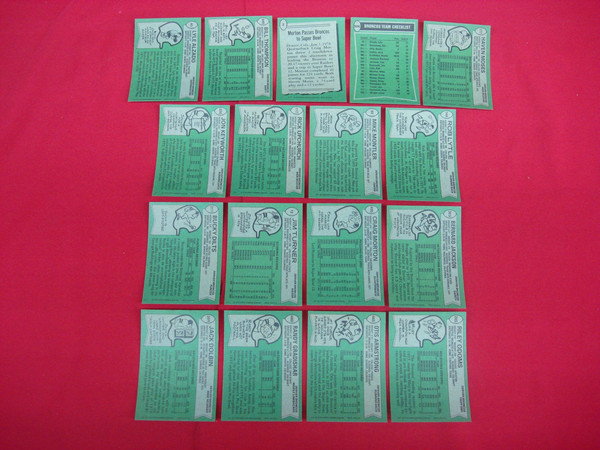 Vintage 1978 Topps Denver Broncos Football Cards | Lyle Alzado Highlight Set (EX-MT Condition)